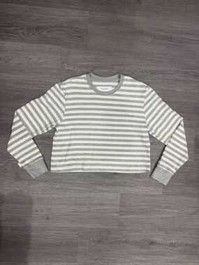 Province of Canada Striped Long Sleeve Top Size Medium